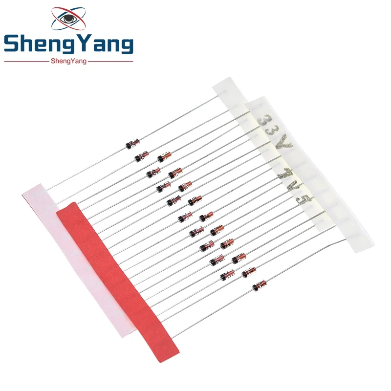 ShengYang (от 2V4 до 33 в) 270 шт. 27 значений 1/2 Вт 0 5 стабилитрон диод Ассорти набор
