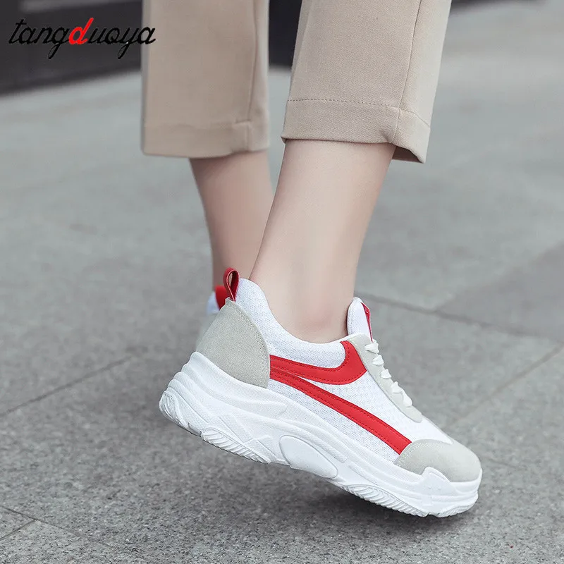 Женская обувь Популярные белые кроссовки Вулканизированная Повседневные на