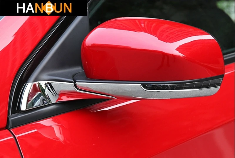 

Car Accessories For Jeep Compass Second Generation 2017 2018 ABS Chrome Side Door Rearview Mirror Decoration Covers Stikers 4Pcs