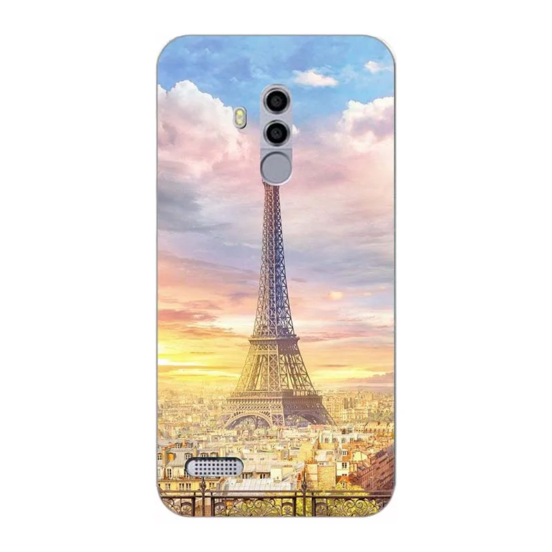A092 Мягкий чехол из ТПУ с принтом для Leagoo T8S оригинальные чехлы для телефона силиконовые чехлы цветок Para красочные Coque для Leagoo T8 S HD - Цвет: A092