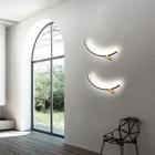 Современная креативная настенная Светодиодная лампа, скандинавский минималистичный светильник для гостиной, домашнего декора для дивана, прикроватные светильники для спальни
