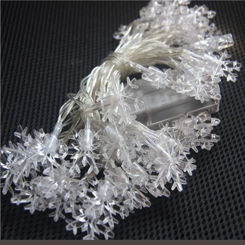 СВЕТОДИОДНАЯ Гирлянда в виде снежинок светильник s Сказочная для украшения