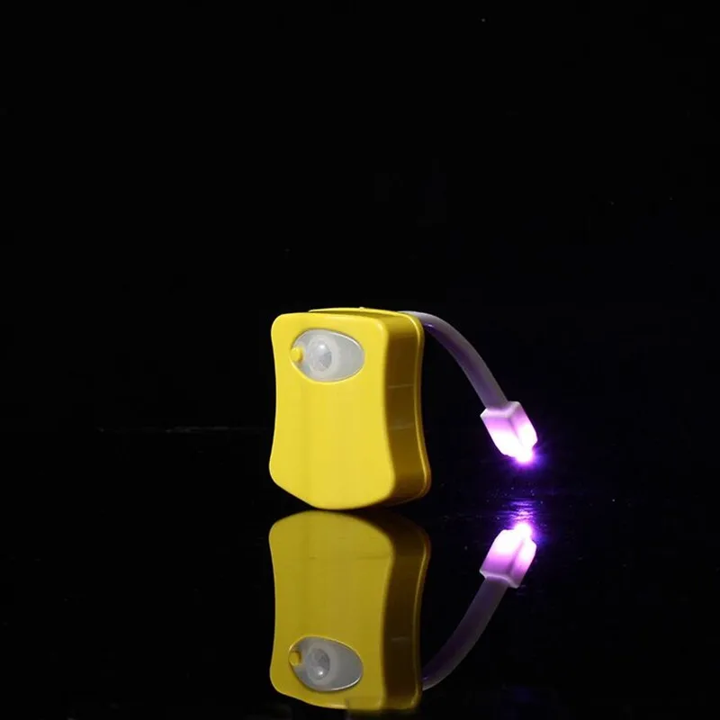 Цветной ночной Светильник для унитаза с датчиком движения светодиодный