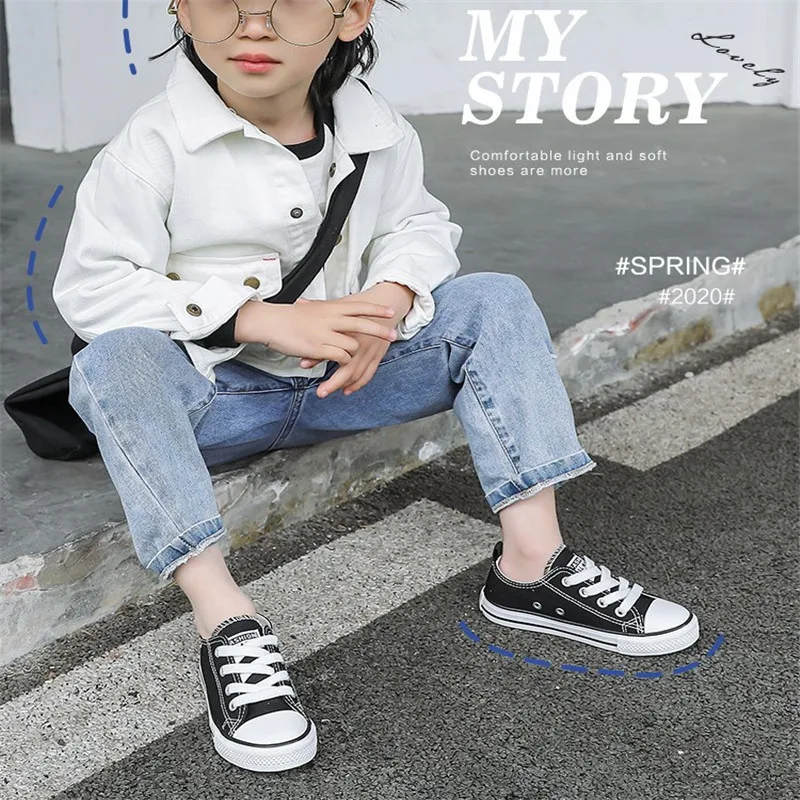 

Canvas Children Shoes Kids Sneakers Toddler Boy Shoes Breathable Girls Canvas Shoes Casual Child Flat Shoes Kid Sport Shoes
