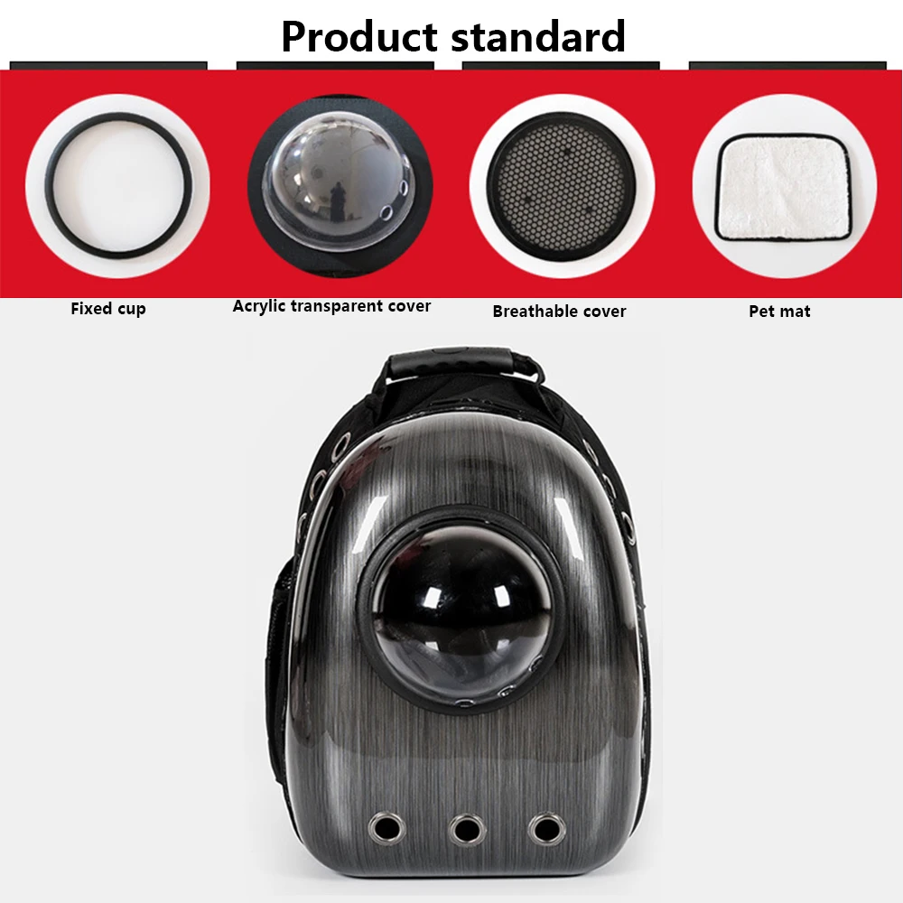 Сумка переноска для домашних животных рюкзак в виде капсулы кошек и маленьких