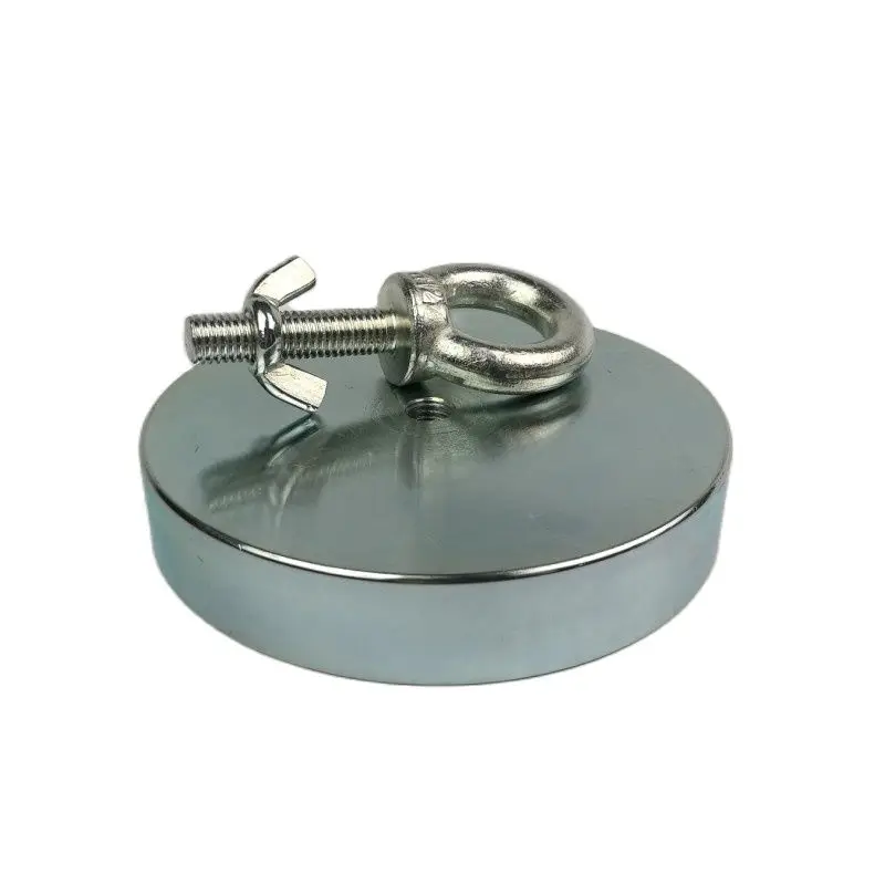 

1000KG Super Powerful Vertical Pull-force N52 Neodymium Fishing Magnet Strong Magnetic Material Base Salvage Magnets