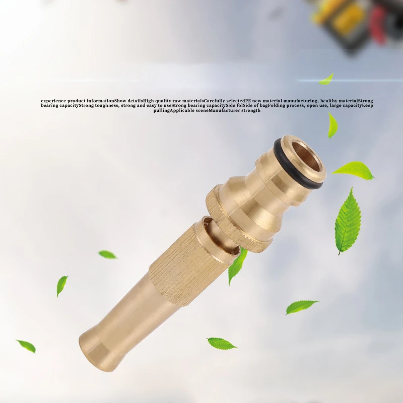 

1pc Garden Irrigation Spray Adjustable Brass Sprinkler Garden Hose Sprinkler System