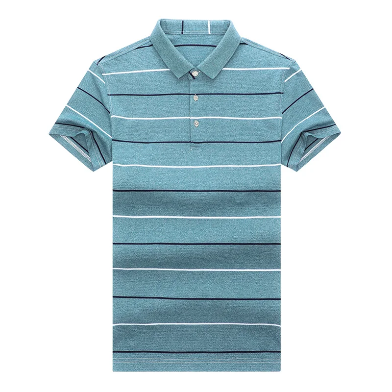 

Liseaven Man Polo Shirt Mens Casual Striped Polo shirt Men Short Sleeve polos