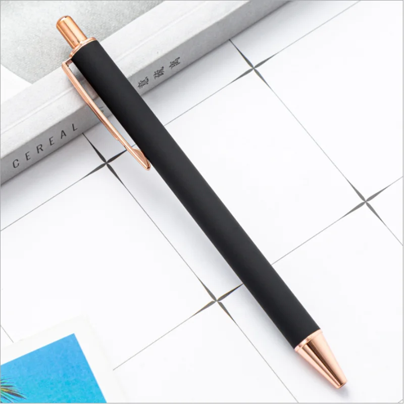 1 шт. креативная Новинка блестящая металлическая ручка с блестками и кристаллами