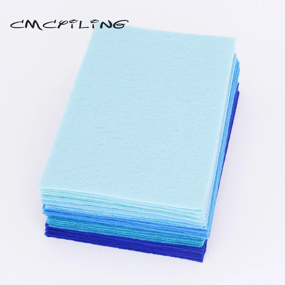 CMCYILING 40 шт./партия 10*15 см фетровая ткань 1 мм Толщина полиэфирная для Швейное