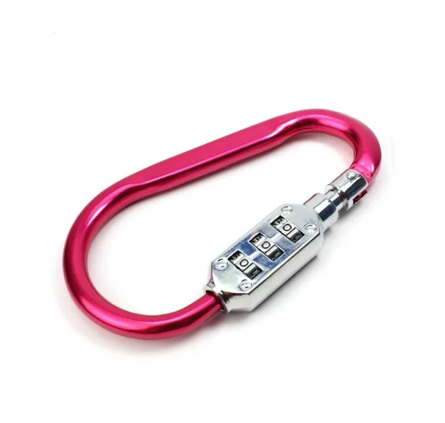 Надежный портативный багажный замок из цинкового сплава 3 комбинированных