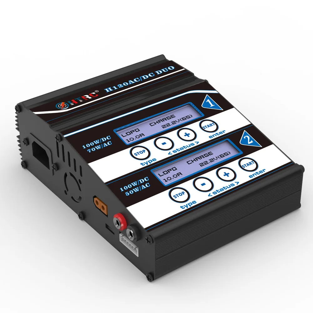 HTRC H120 двойной выход 50 Вт/70 Вт 100 Вт* 2 10А AC/DC RC Баланс Зарядное устройство/Dis зарядное устройство для Lilon/LiPo/LiFe/LiHV/Pb батареи