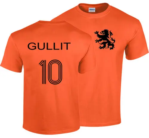 GULLIT RUUD футболка S-XXXL голландская MILAN 10 CRUYFF мужская женская унисекс модная