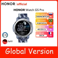 new global version honor watch gs pro smart watch 1 39 amoled screen heart rate monitoring blood oxygen bluetooth call 5atm