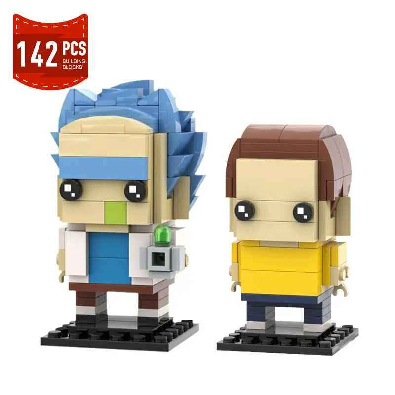 

MOC Figures Brickheadz Science Fiction Animation Building Blocks Sci-Fi Anime Doctor Doll Action Bricks Set Children's Toys