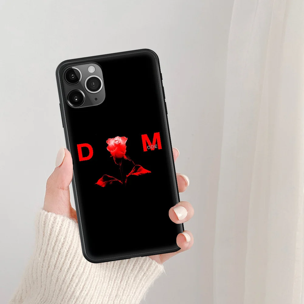 

Depeches band Mode Phone Case For IPhone 5 5S SE 5C 6 6S 7 8 Plus X XS XR 11 12 Mini Pro Max 2020 black Bumper Painting Cell