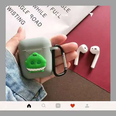 AD-37 История игрушек брелок Apple AirPods брелок мультфильм творческий подарок для Беспроводной наушников чехол силиконовый чехол - Цвет: AD-37