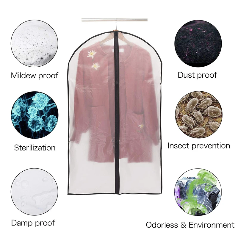 6 шт. водонепроницаемые мешки для одежды на молнии|Чехлы одежды| |