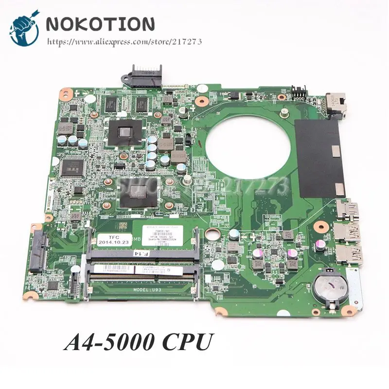 NOKOTION Laptop Motherboard For HP Pavilion 15-N MAIN BOARD DA0U93MB6D2 734820-501 734820-001 735285-501 A4-5000 CPU HD8670M | Компьютеры