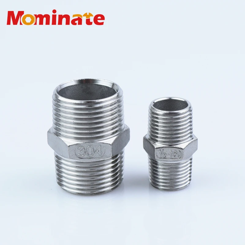 Трубопроводные фитинги из нержавеющей стали с двойной головкой и наружной