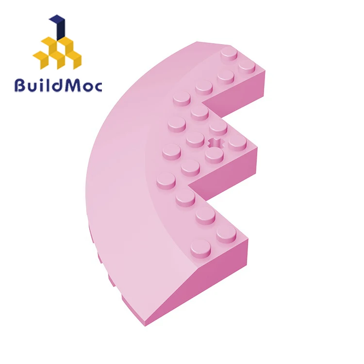 BuildMOC Собирает Частицы 58846 кирпича круглый угол 10x10 для строительных блоков детали
