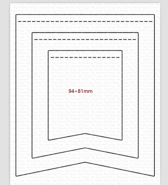 

2021 new Metal Cutting Dies Stitched Flags Scrapbooking Embossing paper craft mould punch stencils