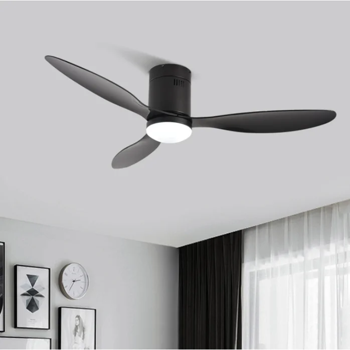 

European and American family decorative ceiling fan lamp 52 Inch decorative DC ceiling fan lamp with remote control function