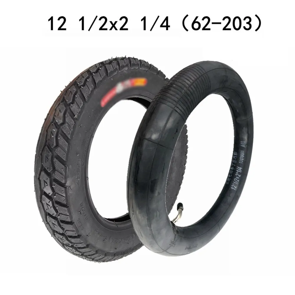

12 1/2x2 1/4 E-Bike Scooter Pneumatic Tire Set 12 Inch Thicken Inner Outer Tube Rubber Tyre Electric Bicycle Cycling Parts