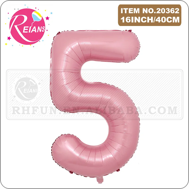 Воздушные шары из фольги в виде цифр 16 дюймов 0-9 |