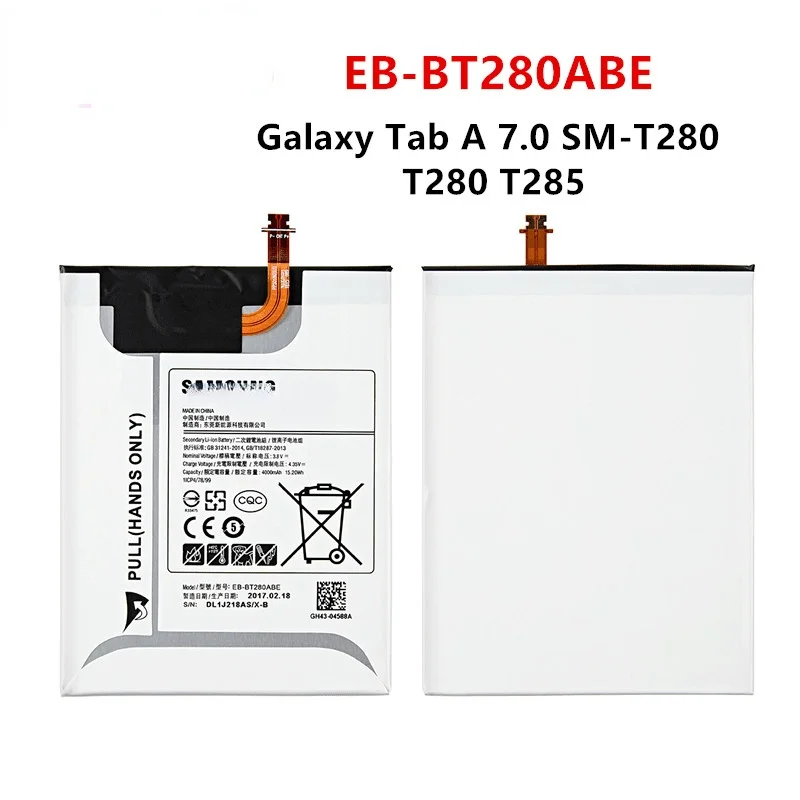 

Оригинальный планшет, аккумулятор 4000 мАч для Samsung Galaxy Tab A 7,0, аккумулятор для планшета T280 T285