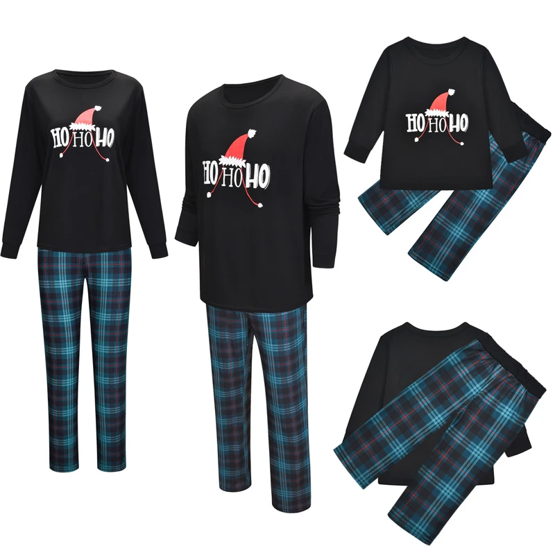 

2021 Winter Christmas Family Matching Outfits Mommy and Me Pajamas Set Baby Kids 2Pcs Suits Sleepwear Mother Daughter Clothes