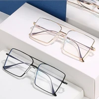 square eyeglasses frame men and women stylish transparent spectacles clear eyewear optical computer protect glasses
