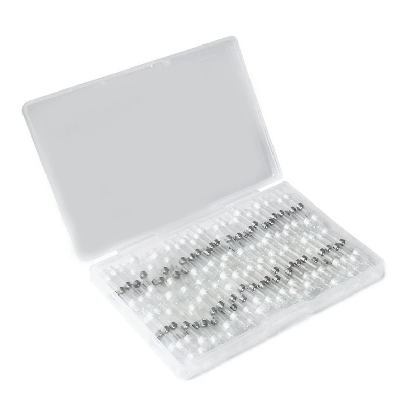 

200PCS 26-24 AWG White Solder Seal Wire Connectors , Heat Shrink Butt Connectors, Waterproof and Insulated Wire Terminal
