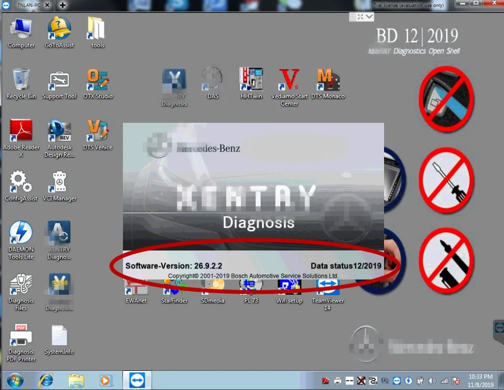 12 MB STAR SD C4/C5/C6 полный программный X-ENTRY/das/vediamo V5.1.1/dts V8.14/epc/WIS/hhtwin/starfinder/PL73 готов к работе