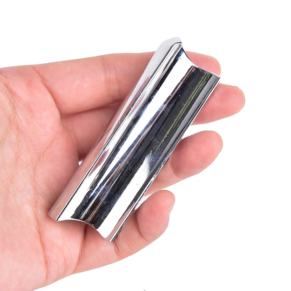 

Metal Silver Guitar Slide Steel Solid Stainless Tone Bar Hawaiian Slider For Acoustic Electric Guitar Parts & Accessories