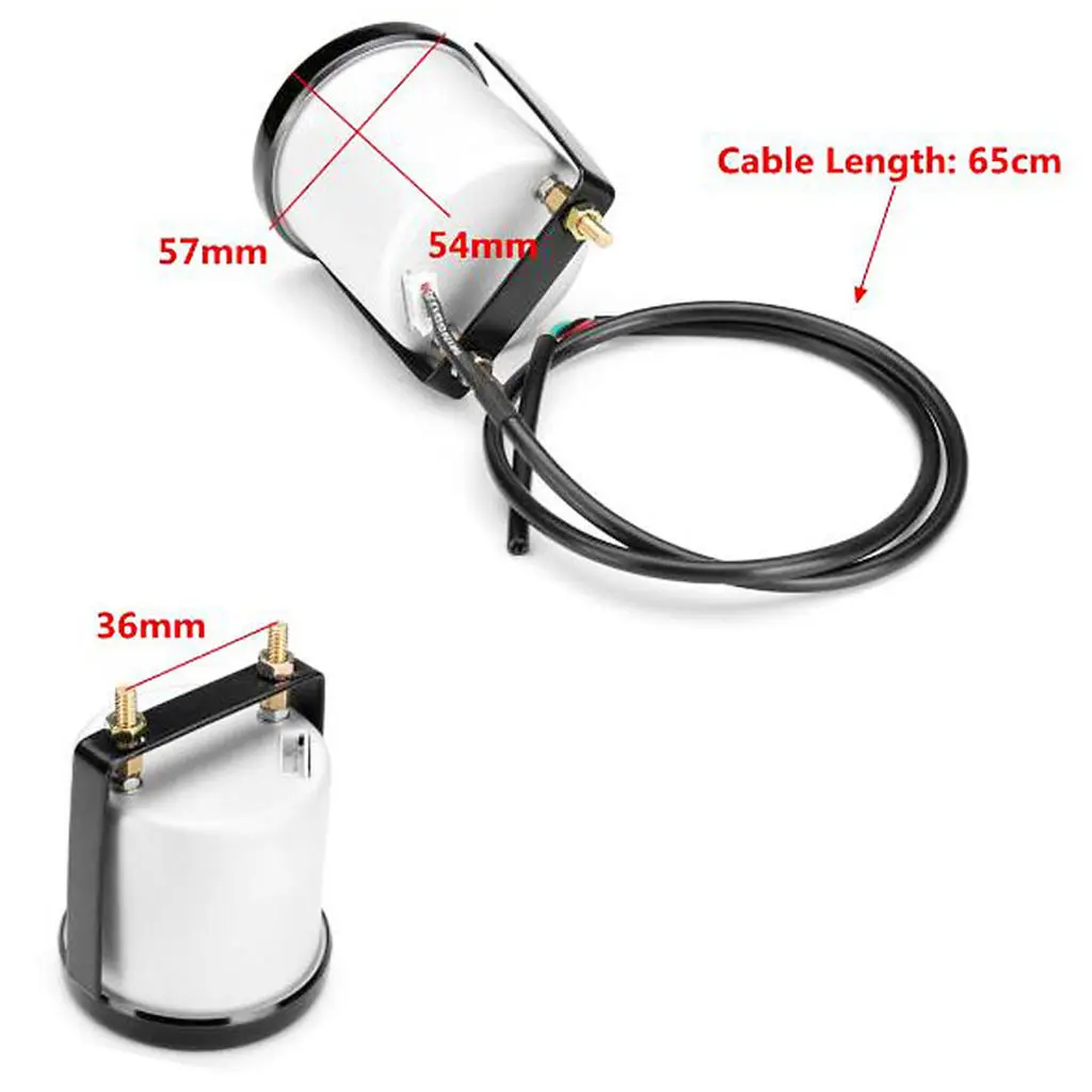 

Универсальный измеритель температуры воды, 52 мм, 12 В, 7 цветов