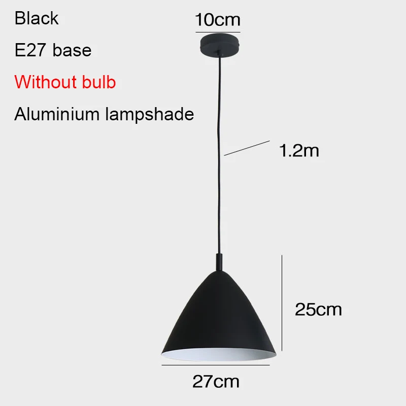

Modern Led Pendant Lights Industrial Nordic Pendant Lamp Macaron Aluminum Hanging Lights Dining Room Kitchen Light Fixtures E27