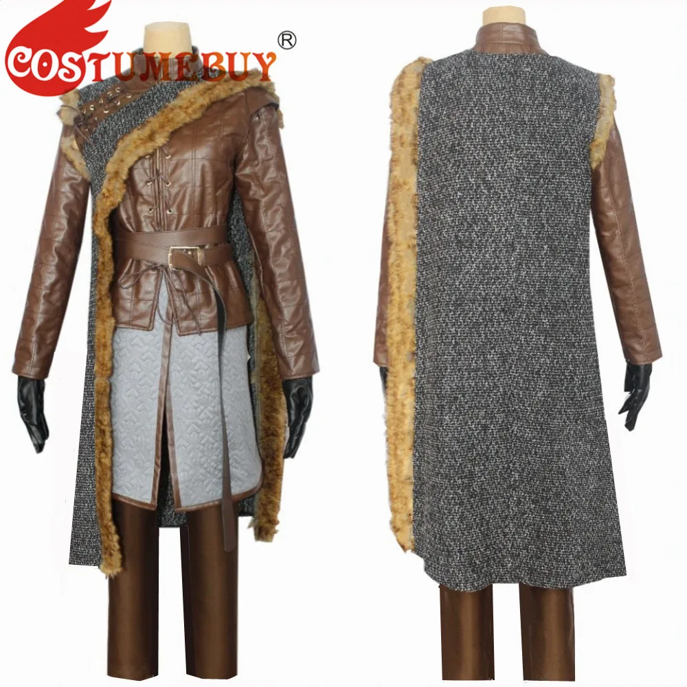 Костюм для косплея престолов Сезон 8 костюм арии Старка средневековых рыцарей