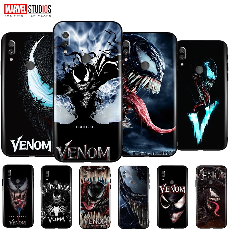 

Venom Phone Case For Xiaomi Redmi Note 7S Soft Funda Cover Marvel Avengers SpiderMan Captain America Thor Deadpool