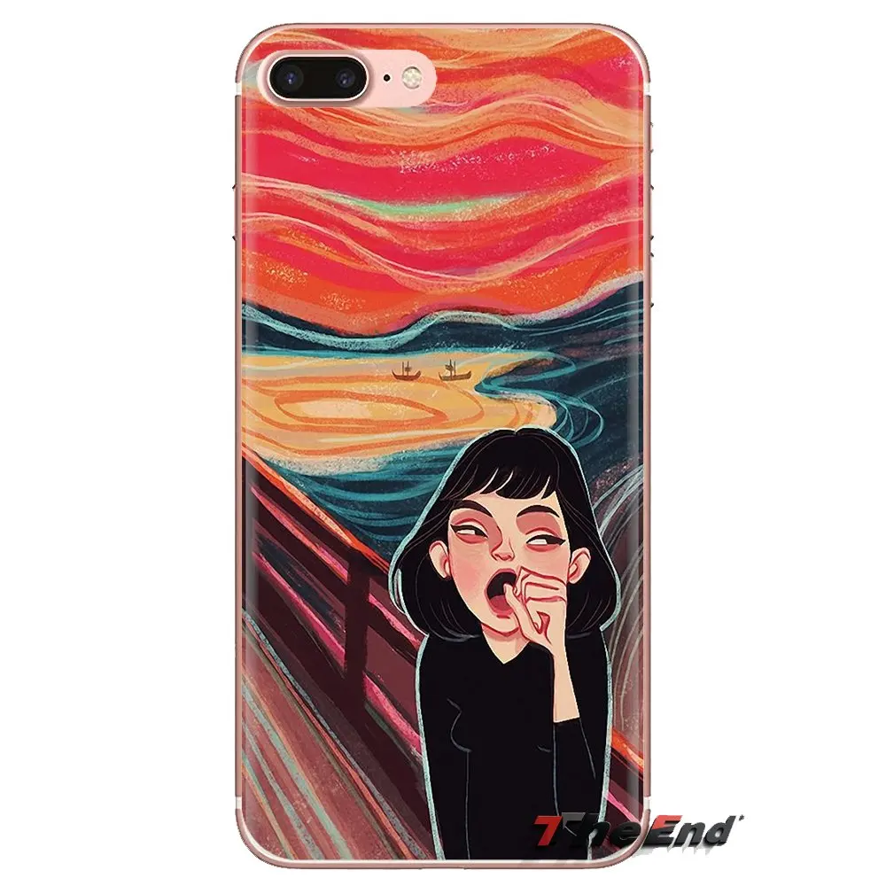 For Xiaomi Mi6 Mi 6 A1 Max Mix 2 5X 6X Redmi Note 5 5A 4X 4A A4 4 3 Plus Pro Screaming Edvard Munch Mickey Cell Phone Case Cover |