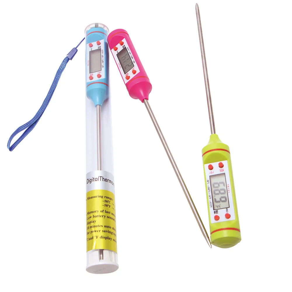 Кухонные инструменты Цифровой Пищевой зонд электронный термометр для мяса