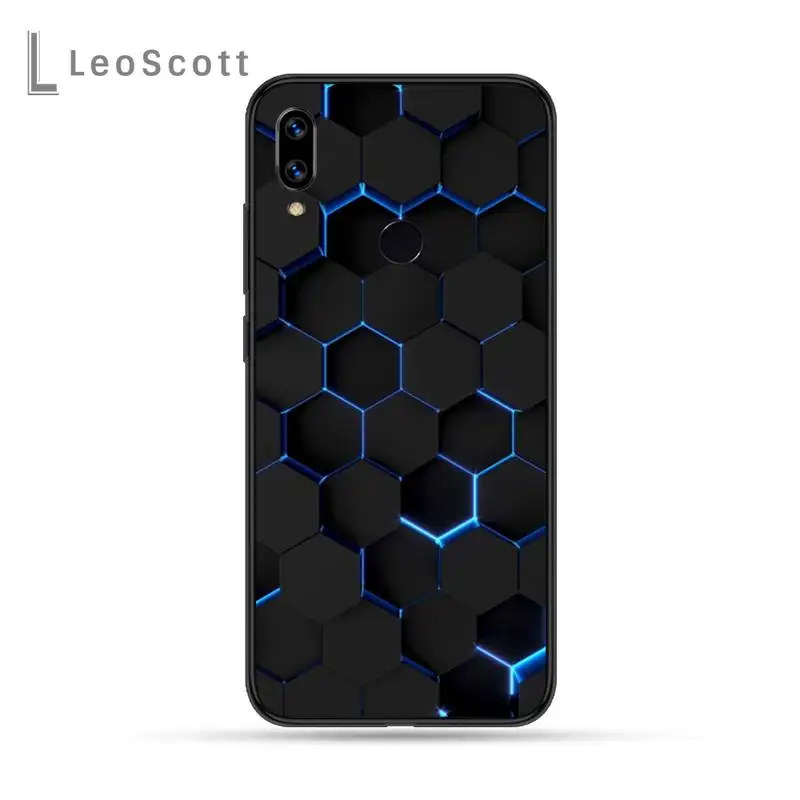 

Hexagonal lattice Phone Case For Xiaomi Redmi Note 4 4x 5 6 7 8 pro S2 PLUS 6A PRO