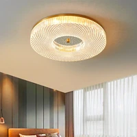 nordic led crystal ceiling lamp luxury ring ultra thin luxury lamp for bedroom balcony track lighting home decoration interior