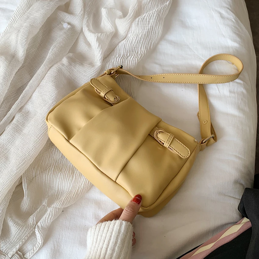 

TOYOOSKY Luxury Handbags Women Bags Designer PU Leather Small Chains Girls Purse Vintage Shoulder Crossbody Bags For Women