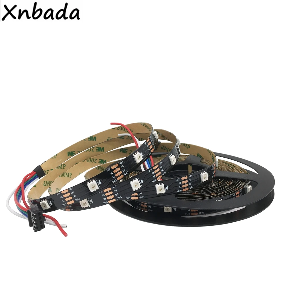 WS2813(WS2812B обновляться) индивидуально адресуемых светодиодные полосы пикселей Dual-усилитель сигнала 30/60/144 светодиодов/m IP30/IP65/IP67 DC5V