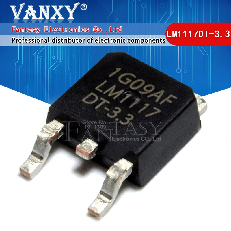 10pcs LM1117DT-3.3 TO252 LM1117-3.3 L1117-33 LM1117DT TO-252 LM1117DT-1.8 LM1117DT-2.5 LM1117DT-5.0 LM1117DT-ADJ LM1117-5.0 | Электронные