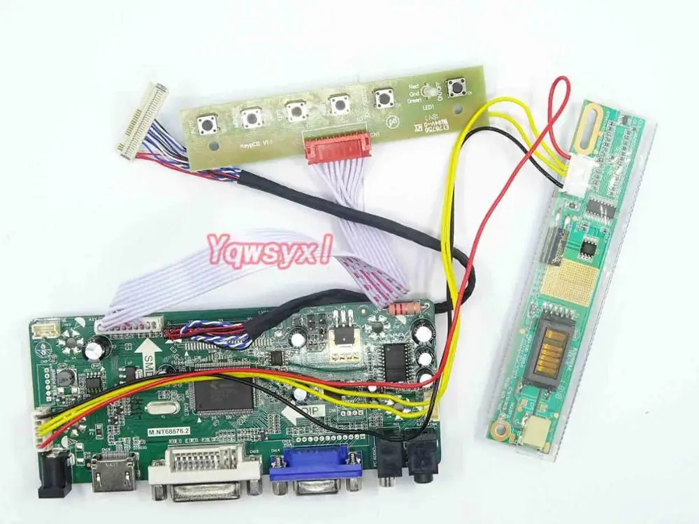 Yqwsyxl комплект контрольной платы монитора для LP154WX4(TL)(C3) Φ HDMI + DVI VGA ЖК дисплей