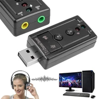 portable 7 1 virtual usb sound card external audio adapter for desktop laptop 3 5mm aux headphone microphone converter