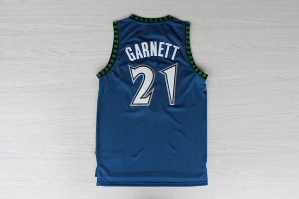 

2021New American Basketball Jerseys Clothes Minnesota Timberwolves Kevin Garnett #21 #5 European Size Ball Pants T Shirts 2XL
