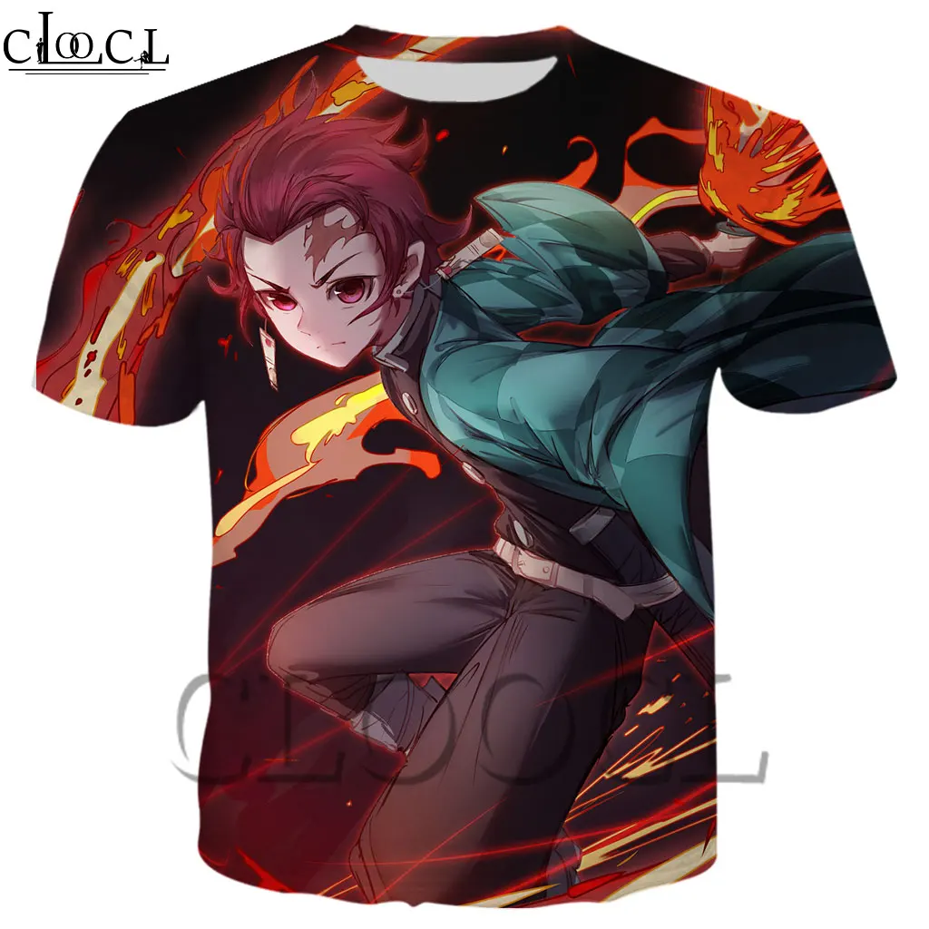 

HX Anime Kimetsu No Yaiba Kamado Tanjirou 3D Printed Men Women T Shirt Harajuku Fashion Hip Hop Short Sleeve Tops Drop Shipping